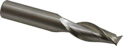 Onsrud - 1/2" Cutting Diam x 1-1/4" Length of Cut, 2 Flute, Upcut Spiral Router Bit - Uncoated, Right Hand Cut, High Speed Steel, 3-1/4" OAL x 1/2" Shank Diam, Double Edge, 19 to 32° Helix Angle - Caliber Tooling