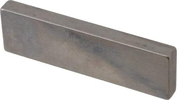 Mitutoyo - 0.114" Rectangular Steel Gage Block - Accuracy Grade 0, Includes Certificate of Inspection - Caliber Tooling