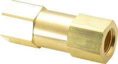 Parker - 1/2" Brass Check Valve - Inline, FNPT x FNPT, 3,000 WOG - Caliber Tooling