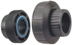 NIBCO - 1-1/2" Polypropylene Plastic Pipe Socket Union - Schedule 80, S x S End Connections - Caliber Tooling