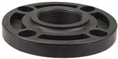 NIBCO - 3" Pipe, 7-1/2" OD, Polypropylene Threaded Pipe Flange - Schedule 80, Black - Caliber Tooling