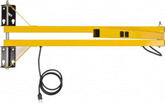 TPI - 60" Long, Steel Task & Machine Light Mounting Arm - Yellow, For Use with Dock Lights - Caliber Tooling