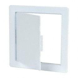 Karp - 9-3/4" Wide x 9-3/4" High, High Impact Styrene Plastic Access Door - 7-3/4" Opening Width, 7-3/4" Opening Height - Caliber Tooling