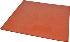 Sheet: Silicone Rubber, 1/8″ Thick, 12″ Wide, 12″ Long, Orange-Red Durometer 30