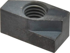 Gibraltar - 1/2-13 Blind Tapped Quarter Turn T Slot Nut - 5/8" Slot Width, 5/8 x 0.333" Base Width x Height, 1-1/4 x 5/8" OAL x Height - Caliber Tooling