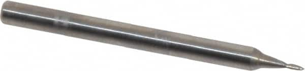 Magafor - 0.8mm Body Diam, 90°, 1-1/2" OAL, Solid Carbide Spotting Drill - Caliber Tooling