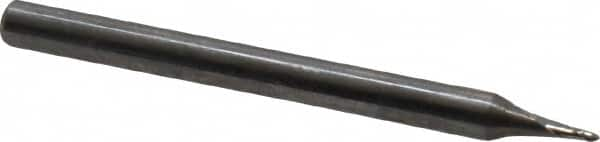 Magafor - 0.9mm Body Diam, 90°, 1-1/2" OAL, Solid Carbide Spotting Drill - Caliber Tooling