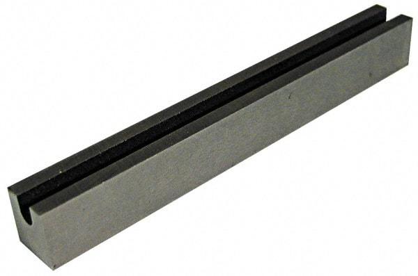 Eclipse - 1/4" Channel Width, 6" Long, 15 kg Max Pull Force, Rectangle Alnico Channel Magnet - 3/4" Overall Width, 550°C Max Operating Temp, 1/2" High, Grade 5 Alnico - Caliber Tooling