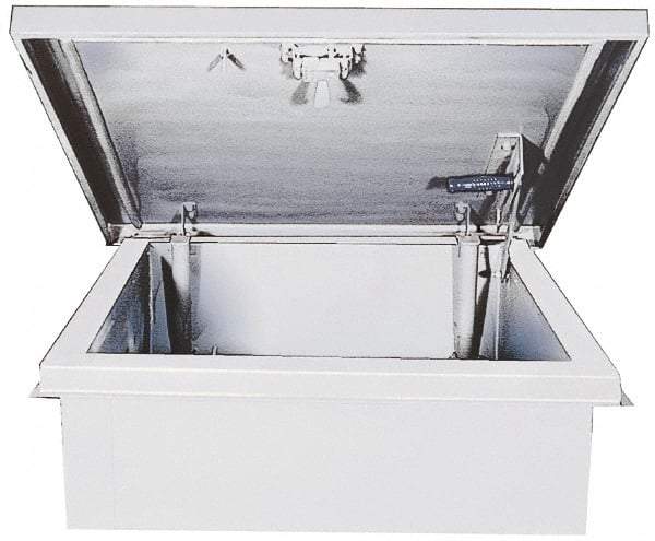 Karp - 36" Wide x 30" High, Galvanized Steel Roof Hatch - 36" Opening Width, 30" Opening Height - Caliber Tooling