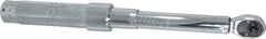 Proto - 1/4" Drive Micrometer Type Ratchet Head Torque Wrench - 40 In/Lb to 200 In/Lb Torque, 11-7/8" OAL, 0.11 N/m Graduation, Ratchet Head - Caliber Tooling