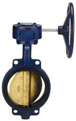 NIBCO - 2" Pipe, Wafer Butterfly Valve - Lever Handle, Cast Iron Body, EPDM Seat, 200 WOG, Aluminum Bronze Disc, Stainless Steel Stem - Caliber Tooling