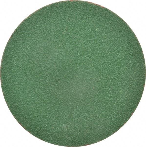 Merit Abrasives - 3" Disc Diam, 120 Grit, Zirconia Alumina Quick Change Disc - Type R Attaching System, Coated, Blue, Fine Grade, 20,000 RPM, R801 Series - Caliber Tooling