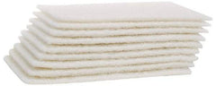 Merit Abrasives - Hand Pad - White, 6" Wide x 9" Long, Nonwoven - Caliber Tooling