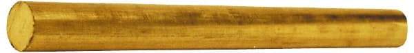 Value Collection - 7/8 Inch Diameter x 6 Ft. Long, Brass Round Rod - Alloy 360 - Caliber Tooling