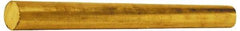 Value Collection - 7/8 Inch Diameter x 6 Ft. Long, Brass Round Rod - Alloy 360 - Caliber Tooling