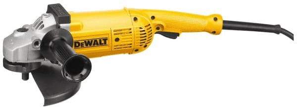 DeWALT - 7 & 9" Wheel Diam, 6,000 RPM, Corded Angle & Disc Grinder - 5/8-11 Spindle, 15 Amps - Caliber Tooling