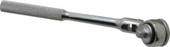 Blackhawk by Proto - 1/4" Drive Round Head Quick-Release Ratchet - Chrome Finish, 6-1/2" OAL, 43 Gear Teeth, Standard Knurled Handle, Flex Head - Caliber Tooling