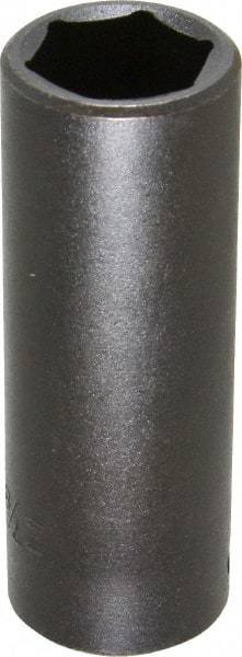 Blackhawk by Proto - 1/2" Drive 7/8" Deep Impact Socket - 6 Points, 3-1/2" OAL - Caliber Tooling