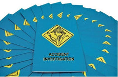 Marcom - Accident Investigation Training Booklet - English and Spanish, Safety Meeting Series - Caliber Tooling