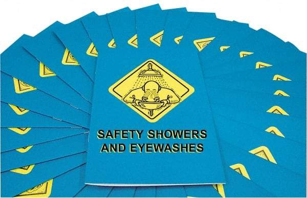 Marcom - Safety Showers and Eye Washes Training Booklet - English and Spanish, Safety Meeting Series - Caliber Tooling