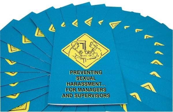 Marcom - Preventing Sexual Harassment for Managers and Supervisors Training Booklet - English and Spanish, Safety Meeting Series - Caliber Tooling