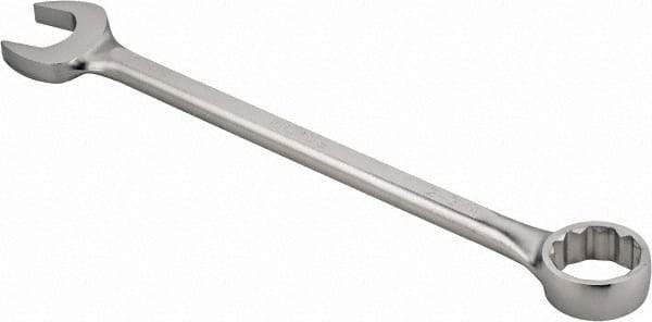 Proto - 2-3/4" 12 Point Offset Combination Wrench - 15° Offset Angle, 29-3/4" OAL, Steel, Satin Finish - Caliber Tooling