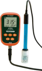 Extech - -2 to 19.99 pH, pH/mV/Temp Meter - 212°F - Caliber Tooling