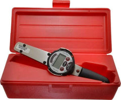 Proto - 1/4" Drive Electronic Digital Torque Wrench - 0.83 Ft/Lb to 8 Ft/Lb Torque, 11" OAL, 0.01 N/m Graduation, Fixed Head - Caliber Tooling