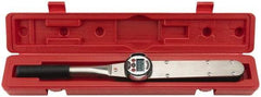 Proto - 1" Drive Electronic Digital Torque Wrench - 133 N/m to 1,335 N/m Torque, 77" OAL, 1 N/m Graduation, Fixed Head - Caliber Tooling