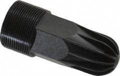 Guardair - Blow Gun Safety Rubber - 1/4 NPT, 1-3/4" Hose Length, Zinc - Caliber Tooling