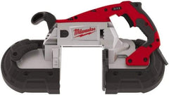 Milwaukee Tool - 120 Volt, Electric Handheld Bandsaw - 5 Inch (Round) and 5 x 5 Inch (Rectangular) Depth of Cut, 300 and 380 SFPM, 11 Amp - Caliber Tooling