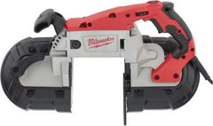 Milwaukee Tool - 120 Volt, Electric Handheld Bandsaw - 5 Inch (Round) and 5 x 5 Inch (Rectangular) Depth of Cut, 380 SFPM, 11 Amp - Caliber Tooling