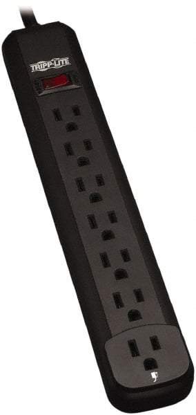 Tripp-Lite - 7 Outlets, 120 VAC15 Amps, 12' Cord, Power Outlet Strip - Keyhole, Tab Mount, 5-15 NEMA Configuration, 11.6" Strip - Caliber Tooling