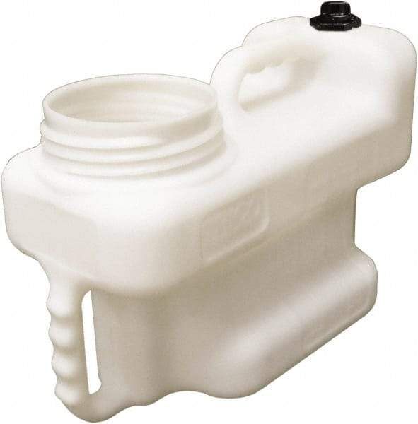 Trico - 256 oz Capacity Polyethylene Oil Storage System - 4-7/8" Mouth OD, Opaque - Caliber Tooling