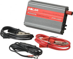 Solar - 2 Connection, 12 VDC Input, 120 VAC Output, 1,000 Peak Wattage, Power Inverter - 500 Watt Continuous Output Power - Caliber Tooling