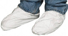 Dupont - Size Universal, Tyvek, Standard Shoe Cover - White, Non-Chemical Resistant - Caliber Tooling