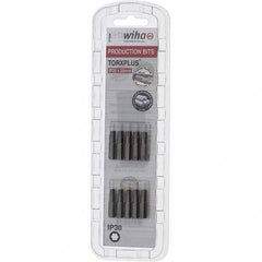 Wiha - 1/4" Drive IP30 Torx Plus Screwdriver Bit - 1" OAL, Insert Bit - Caliber Tooling