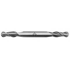 Cleveland - 3/32" Diam, 9/32" LOC, 2 Flute High Speed Steel Ball End Mill - Caliber Tooling