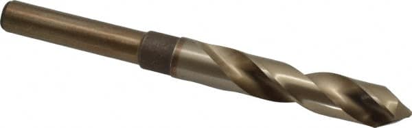 Chicago-Latrobe - 5/8" Drill, 118° Point, Cobalt Silver Deming & Reduced Shank Drill Bit - Caliber Tooling