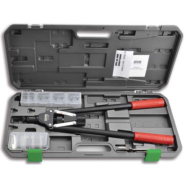 Marson - Riveter Kits Type: Blind Rivet/Rivet Nut Tool Kit Minimum Size (Inch): #10-32 - Caliber Tooling