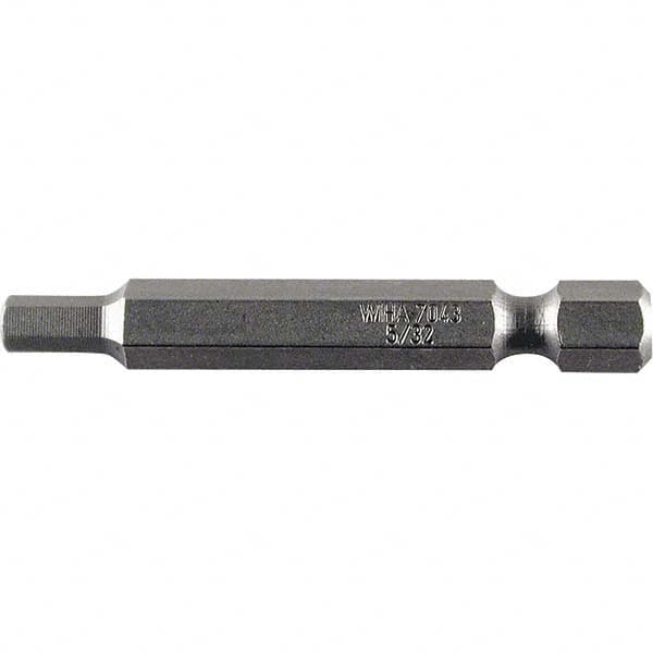 Wiha - 5/32" Power Bit - 1/4" Drive, 2" OAL - Caliber Tooling