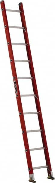 Louisville - 10' High, Type IA Rating, Fiberglass Single Ladder - Caliber Tooling