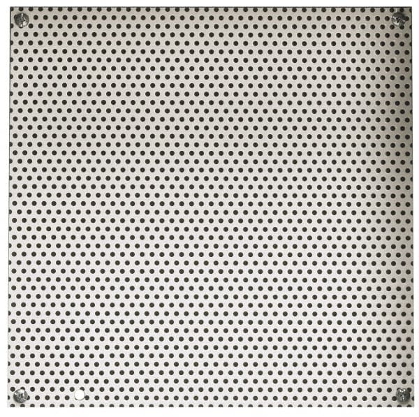 Cooper B-Line - 28-1/2" OAW x 32" OAH Powder Coat Finish Electrical Enclosure Perforated Panel - 36" x 30" Box, 16 Gauge Steel, Use with 363012-1/36306-1/36308-1 - Caliber Tooling