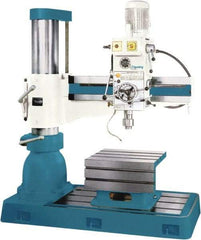 Clausing - 43.3" Swing, Geared Head Radial Arm Drill Press - 12 Speed, 3 hp, Three Phase - Caliber Tooling