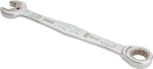 Wera - 3/4" 12 Point Combination Wrench - 9-7/8" OAL, Chrome Molybdenum Steel, Satin Finish - Caliber Tooling