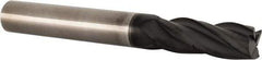 Accupro - 5/16", 13/16" LOC, 5/16" Shank Diam, 2-1/2" OAL, 4 Flute, Solid Carbide Square End Mill - Single End, Diamond Finish, Spiral Flute, 30° Helix, Centercutting, Right Hand Cut, Right Hand Flute - Caliber Tooling