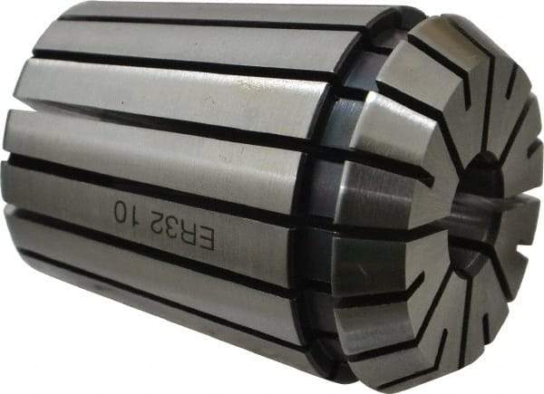 Parlec - 9 to 10mm ER32 Collet - 1.574" OAL, 1.3" Overall Diam - Exact Industrial Supply