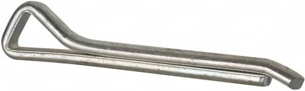 Made in USA - 1/4" Diam x 2" Long Hammerlock Cotter Pin - Grade 2, Zinc-Plated, Steel - Caliber Tooling