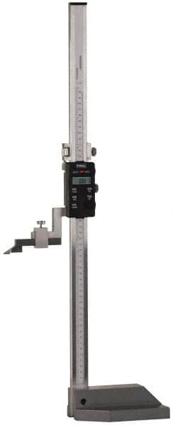 Fowler - 20" Electronic Height Gage - 0.0005" Resolution, Accurate to 0.0025", LCD Display - Caliber Tooling