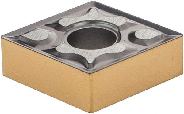 Iscar - CNMG431 TF Grade IC807 Carbide Turning Insert - TiAlN Finish, 80° Diamond, 1/2" Inscr Circle, 3/16" Thick, 1/64" Corner Radius - Caliber Tooling